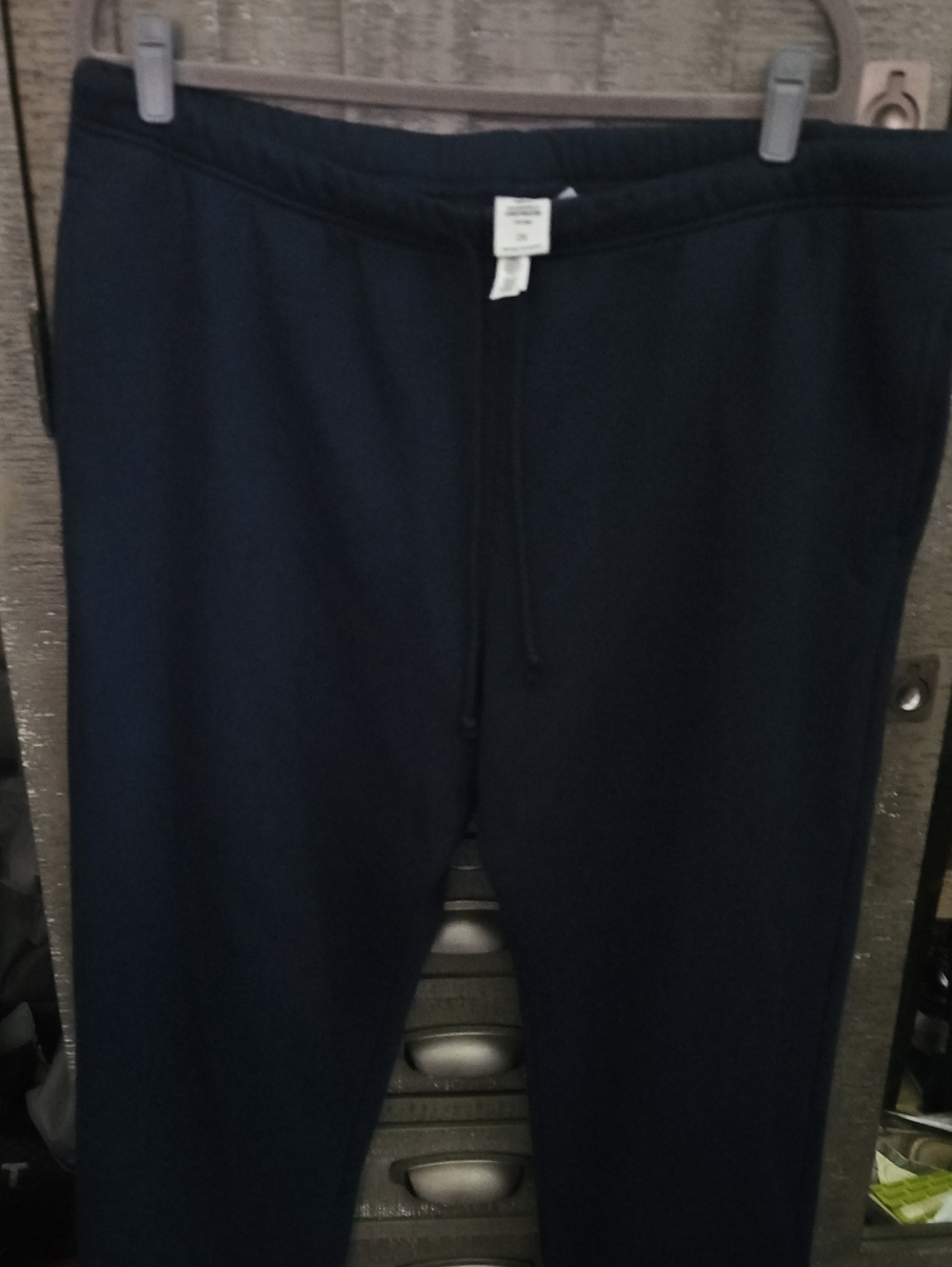 SKIMS Navy Drawstring Track Pants